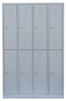 Kleiderschrank Metall 4 türig